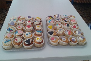 I fantastici cupkake preparati dal laboratorio di cucina