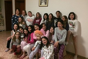 In hotel... dopo tante scoperte... pronti per la nanna
