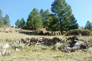 In gita verso il Rifugio Troncea
