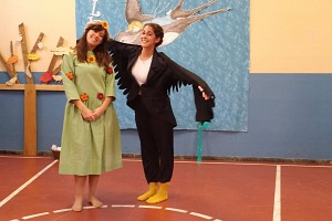 La rondine, vera amica di Pollicina La rondine, vera amica di Pollicina