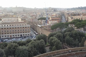 Veduta di Roma da Castel Sant'Angelo